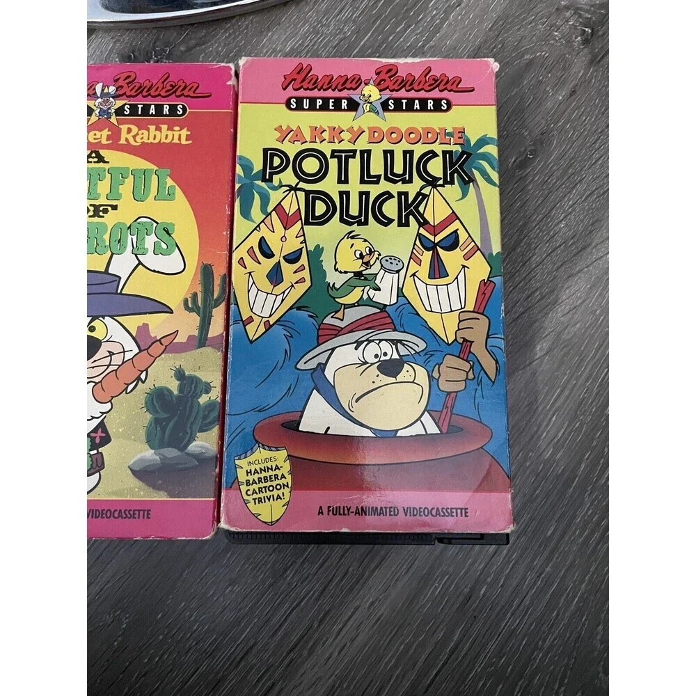 Yakky Doodle Duck Ricochet Rabbit A Fistful of Carrots Hanna Barbera Cartoon VHS - Picture 3 of 9